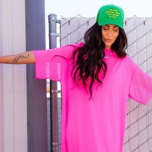 Dressed in LALA Pink Maxi Dress